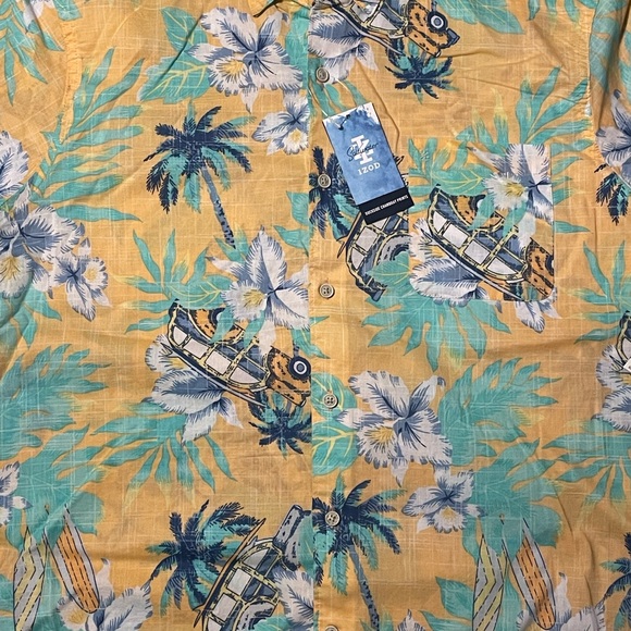 Men's IZOD Saltwater Dockside Button Front Shirt - Picture 4 of 5